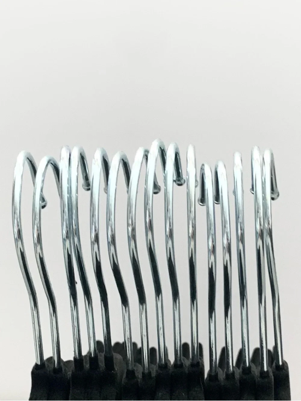 NEW Black Velvet hangers set of 15
